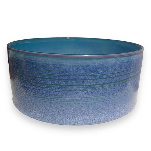 Taylor Backes Other - TAYLOR BACKES Hand-Blown Glass Bowl Speckled Surface, Signed